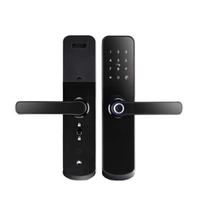 HAvern Smart Lock Tuya Door Lock and Automatic Electronic Lock Fingerprint Password Card Home Lock (Color : 6072)