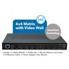 OREI 4K 4x4 Seamless HDMI Matrix Switch Video Wall Controller Upto 4K@60hz 4:4:4 8-bit - HDMI 2.0, HDCP 2.2, 18 Gbps, UltaHD 2x2, 1x4, 1x2, 4x1-180 Degree Rotate - Remote Control (UHDS-404VW) view 2