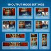 OREI 4K 4x4 Seamless HDMI Matrix Switch Video Wall Controller Upto 4K@60hz 4:4:4 8-bit - HDMI 2.0, HDCP 2.2, 18 Gbps, UltaHD 2x2, 1x4, 1x2, 4x1-180 Degree Rotate - Remote Control (UHDS-404VW) view 4