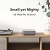 WiiM Amp: Multiroom Streaming Amplifier | Compatible with AirPlay, Google Cast, Alexa | HDMI, Voice Control | Stream from Spotify, Amazon Music, Tidal & More | Space Gray view 3