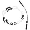 Healvian 17pcs Silicone Eyeglass Ear Cushions Anti-skid Glasses Grips for Secure Fit Easy to Install Comfortable Ear Pads for Eyewear Users view 1