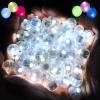 ZGWJ 50PCs Mini Led Lights for Paper Lantern, White Led Balloons Light up Balloons for Neon Party Lights Easter Eggs Christmas Halloween Birthday Party Wedding Decoration view 1