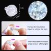 ZGWJ 50PCs Mini Led Lights for Paper Lantern, White Led Balloons Light up Balloons for Neon Party Lights Easter Eggs Christmas Halloween Birthday Party Wedding Decoration view 3