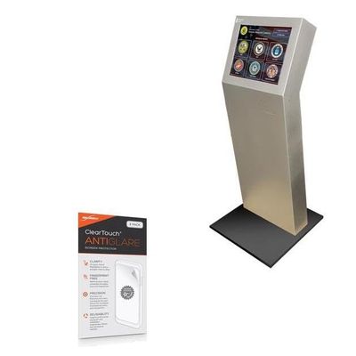 BoxWave Screen Protector Compatible with Advanced Kiosks Outdoor Kiosk (19 in) - ClearTouch Anti-Glare (2-Pack), Anti-Fingerprint Matte Film Skin