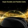 RCA Cable 10 FT, 90 Degree Right Angle 2RCA to 2RCA Stereo Audio Cable, Zinc Alloy Shell, Gold-Plated Plug, 2 RCA Audio Cord, for Home Theater, Subwoofer, HDTV, Amplifier, Hi-Fi System, Car, Speaker view 3