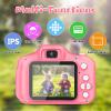 Kids Camera for Boys and Girls, GPOSY Digital Camera for Kids, Toddler Camera Christmas Birthday Toy Gifts for Kids Age 3 4 5 6 7 8 9 10 with 32GB SD Card, Video Recorder 1080P HD(Pink) view 2