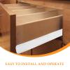 2pcs Heavy Duty Plastic Drawer Slides for Kitchen and Cupboards Smooth Gliding Cabinet Rail Track Guides Drawer Slider Replacement Parts for Organizing Storage view 2