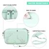 Supmay Hard Travel Case for Yoto Mini (2024 Edition) Kids Screen-Free Bluetooth Audio Player, Storage Holder Protection Case with Zipper Mesh Pocket for Kids Audio Card, Charging Cable, Green view 3