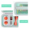 Supmay Hard Travel Case for Yoto Mini (2024 Edition) Kids Screen-Free Bluetooth Audio Player, Storage Holder Protection Case with Zipper Mesh Pocket for Kids Audio Card, Charging Cable, Green view 4