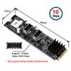 ChenYang M.2 NVME NGFF M-Key 1 to 2 USB 3.1 Type-E Front Panel Socket Mainboard Header Extension Adapter view 2
