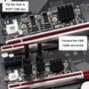 ChenYang M.2 NVME NGFF M-Key 1 to 2 USB 3.1 Type-E Front Panel Socket Mainboard Header Extension Adapter view 4