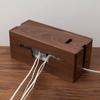 BinOxy Cord Management Box Desktop Wire Storage Box Light cat Router Rack Set-top Box Row Plug Socket Cable Management Box Cable Box view 4