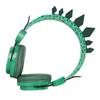 Mobestech Boy Girl Dinosaur Headset with Microphone Cute Cartoon Design Volume Limiting for Hearing for School and Travel Compatibility with Phones and Tablets view 1
