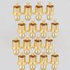 16Pcs Gold Plated RCA Caps Plug Short-Circuit Shielding Socket Protect Cover view 2