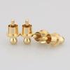 16Pcs Gold Plated RCA Caps Plug Short-Circuit Shielding Socket Protect Cover view 3