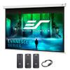 Elite Screens Recessed in-Ceiling Adjustable Vertical Drop Motorized Projector Screen, 110-INCH with Extra 12" Drop, 8K/4K Ultra HD Ready Fiberglass Reinforced, EB110HW3-E12 view 1