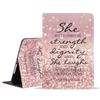 BXIKEOPIU Case for Samsung Galaxy Tab A7 10.4 inch 2022/2020 (SM-T500/T503/T505/T507/T509), Slim PU Leather Stand Folio Cover with Auto Sleep Wake, Bible Verse Proverbs 31:25 view 1