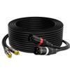 Dual XLR to 2 RCA Stereo Audio Cable 10 FT, Unbalanced 2 XLR to 2 RCA Male Interconnect Cable,Zinc Alloy Shell, OFC, Gold-Plated Plugfor Home Theater, Microphone, Speaker, Amplifiers, HiFi Systems view 1
