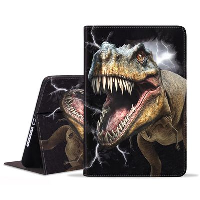 BXIKEOPIU for iPad mini 6 2021 Case, Slim PU Leather Stand Folio Cover with Auto Sleep Wake for iPad mini 6th Generation 8.3 Inch, Dinosaur