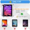 BXIKEOPIU for iPad mini 6 2021 Case, Slim PU Leather Stand Folio Cover with Auto Sleep Wake for iPad mini 6th Generation 8.3 Inch, Dinosaur view 2