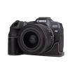 MUZIRI KINOKOO Case for Canon EOS R8/ RP DSLR Camera, Retro Style PU Leather Protective Case with Hand Grip and Opening Bottom Design - Black view 2