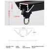 Curtain Track Glider Rail, Curtain Rail Track With Hooks, Wall Ceiling Mounted Curtain Tracks, Flexible Aluminum Ceiling Curtain Track,for Curtains,Room Divider, Shower Curtain, Black 4M (13.1FT) ( Co view 2