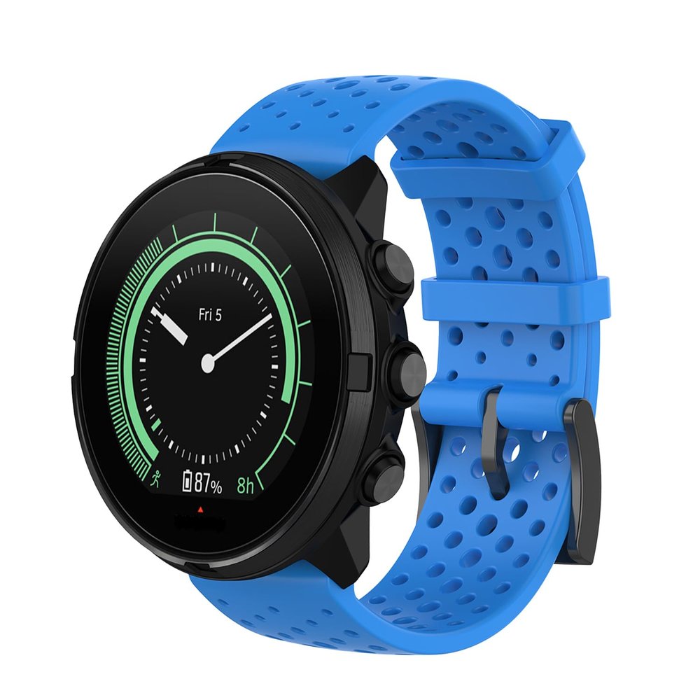 Gheper Soft Silicone Dichromatic Watchband Compatible with Suunto 9 Baro/Suunto 7/Suunto 9/Suunto D5/Suunto Spartan Sport Wrist HR Smart Watch Replacement Strap