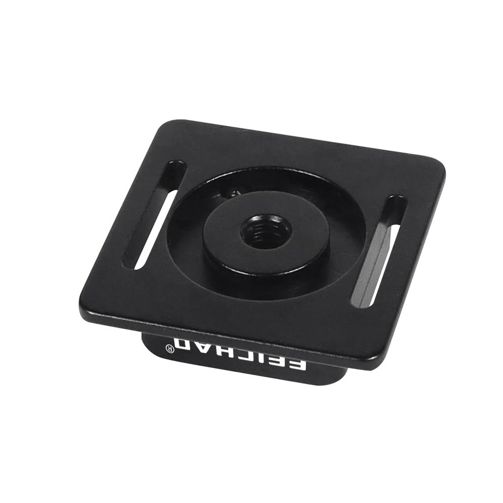 FEICHAO 38mm Quick Release Plate 1/4" Thread Magnetic Base Cold Shoe Mount for Tripod Bracket DSLR Camera Photography Accessories (Standard Version)
