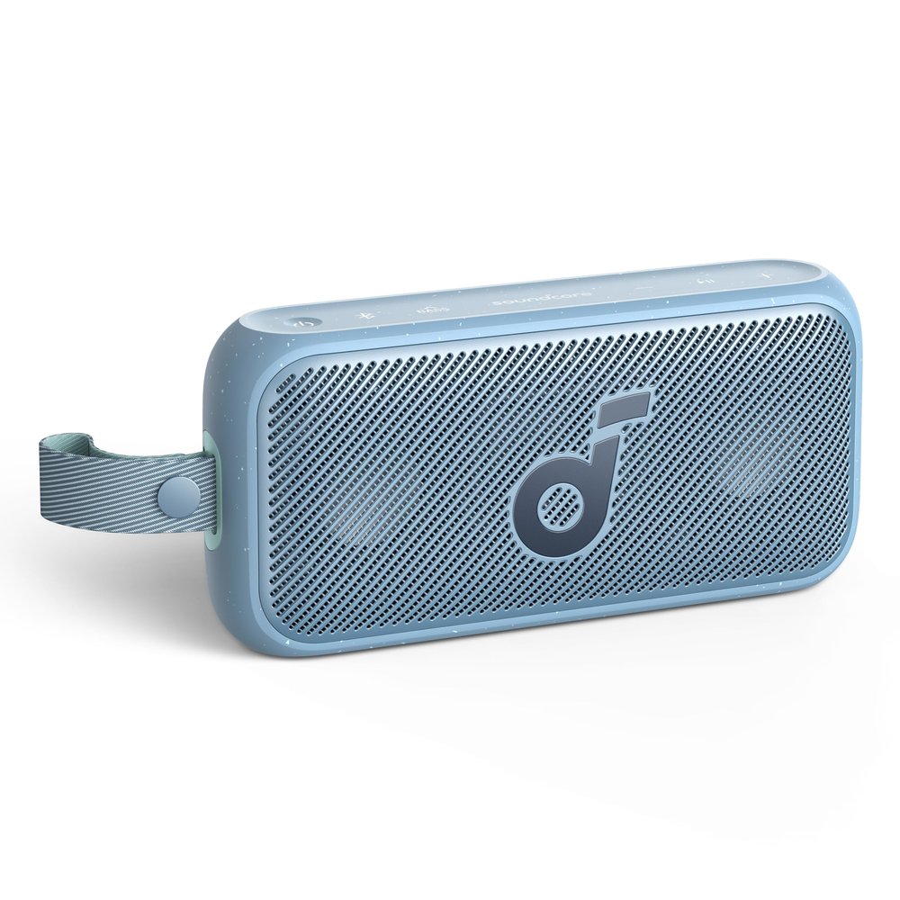 Soundcore Motion 300 by Anker, Bluetooth Speaker, Wireless Hi-Res Portable Speaker, IPX7 Waterproof, BassUp, Bluetooth 5.3, 30W Stereo Sound, 13H Playtime for Home, Shower, Outdoor, and Travel - Blue