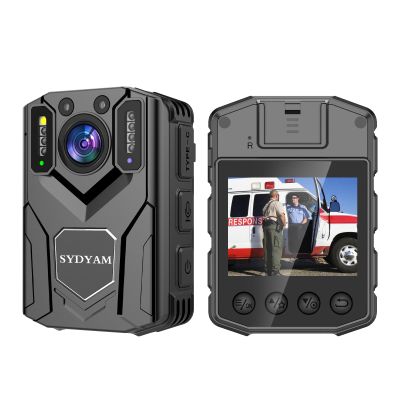 SYDYAM-Z5 2K/1440P 64GB Body Camera, 8-10H HD Recording IP67 Waterproof Body Cameras with Audio and Video Recording, Body Cam for Police Hiking Meeting Security Guard Daily Patrol