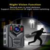 SYDYAM Z5 2K Body Camera, 128GB Memory, 8-12H Video Recording Body Cameras with Audio and Video Recording, Body Cam for Police Hiking Meeting Security Guard Daily Patrol view 4