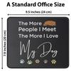 The More People I Meet The More I Love My Dog Mouse Pad - Funny Gifts for Dog Lover, Dog Owner - Puppy Owner, Pet Lovers Mouse Mat 9.5 Inch view 2