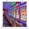 Loccor 10x6.5ft Fabric Gaming Slot Machines Backdrop Smeralda Cruise Ship Interior Casino Game Hall Lucky Winner Play Game Photo Background Adult Photo Portrait Shoot Studio Props view 3