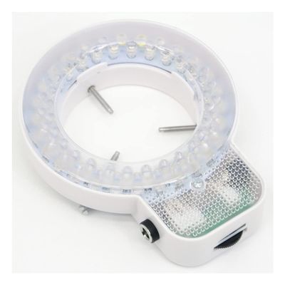 VAKUUM Lab Microscope Slides 56/64/144pcs Led Can Control LED Light White Ring Microscope Illumination Microscope Parts (Color : 56pcs with Ring)
