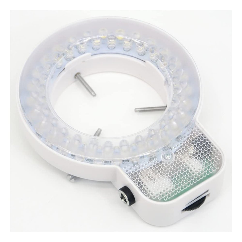 VAKUUM Lab Microscope Slides 56/64/144pcs Led Can Control LED Light White Ring Microscope Illumination Microscope Parts (Color : 56pcs with Ring)