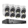 ANNKE 16CH Outdoor Security Camera System, 4K H.265+ 5-in-1 DVR Recorder with AI Human & Vehicle Detection, 8X 3K IP67 CCTV Cameras with Smart Dual Light, Built-in Mic, Remote Access, NO Hard Drive view 1