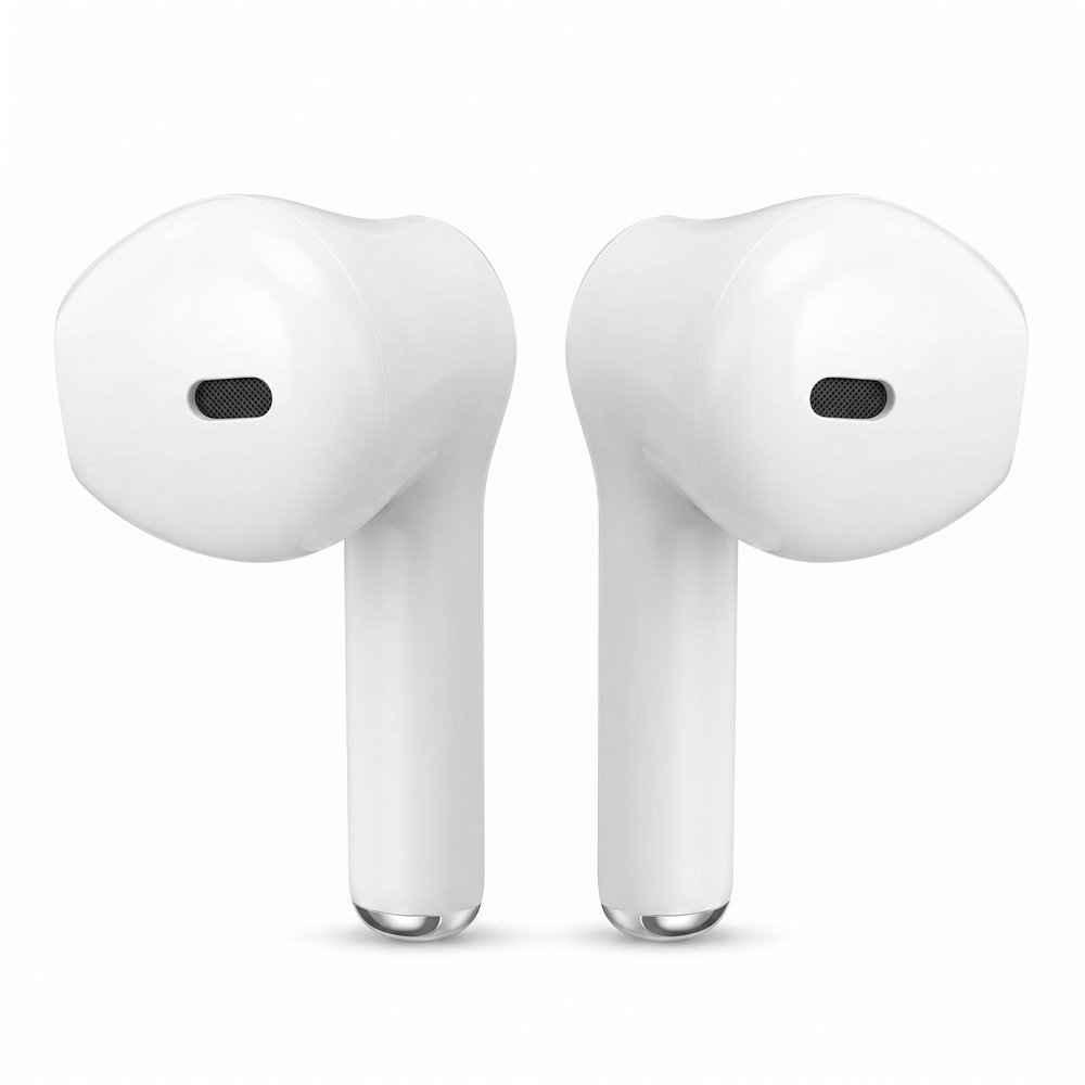 Language Translator Earbuds - Support 144 Languages, Bluetooth Translator Earphone for Expat Life, Compatible with OS & Android - White