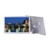 10-inch, 12-inch, 15-inch, 17-inch Digital Photo Frame, Metal Material, high-Definition Display with Remote Control, Supports Pictures, Videos and Music, Easy to Set (Color : Silver, Size : 15 inche view 2