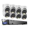 ANNKE 16CH Outdoor Security Camera System, 4K H.265+ 5-in-1 DVR Recorder with AI Human & Vehicle Detection, 8X 3K IP67 CCTV Cameras with Smart Dual Light, Built-in Mic, Remote Access, 6TB Hard Drive view 1