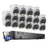 ANNKE 16CH Outdoor Security Camera System, 4K H.265+ 5-in-1 DVR Recorder with AI Human & Vehicle Detection, 16X 3K IP67 CCTV Cameras with Smart Dual Light, Built-in Mic, Remote Access, 4TB Hard Drive view 1