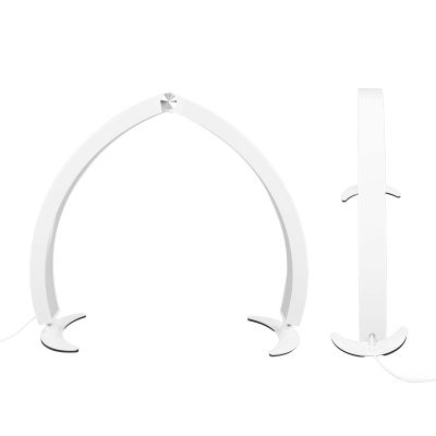 Zunate 28 Inch Half Moon for for Lash Extension, 40W Desktop LED Light with 10 Brightness 7 Color, Led Manicure Desk Lamp Tattoo Light for Beauty, Skincare, Lashes, Eyebrows (US Plug