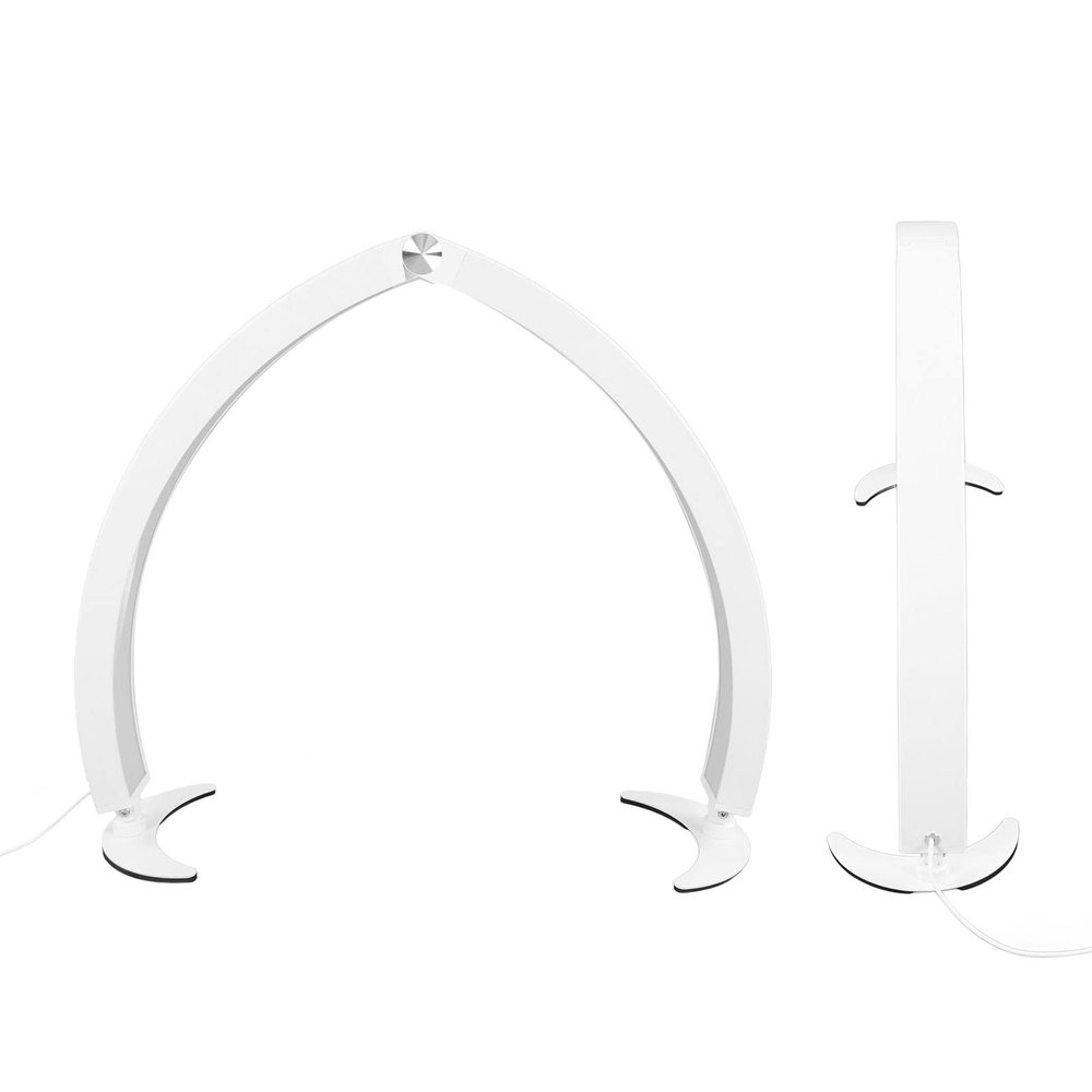 Zunate 28 Inch Half Moon for for Lash Extension, 40W Desktop LED Light with 10 Brightness 7 Color, Led Manicure Desk Lamp Tattoo Light for Beauty, Skincare, Lashes, Eyebrows (US Plug