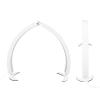 Zunate 28 Inch Half Moon for for Lash Extension, 40W Desktop LED Light with 10 Brightness 7 Color, Led Manicure Desk Lamp Tattoo Light for Beauty, Skincare, Lashes, Eyebrows (US Plug view 1