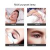 Zunate 28 Inch Half Moon for for Lash Extension, 40W Desktop LED Light with 10 Brightness 7 Color, Led Manicure Desk Lamp Tattoo Light for Beauty, Skincare, Lashes, Eyebrows (US Plug view 3