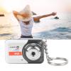 Mini Camcorer for Vlogging, HD Video Taking Pictures Camera, Small Thumb Camera with Keychain with Motion Detection Function for Kids Gift (Silver Grey) view 2