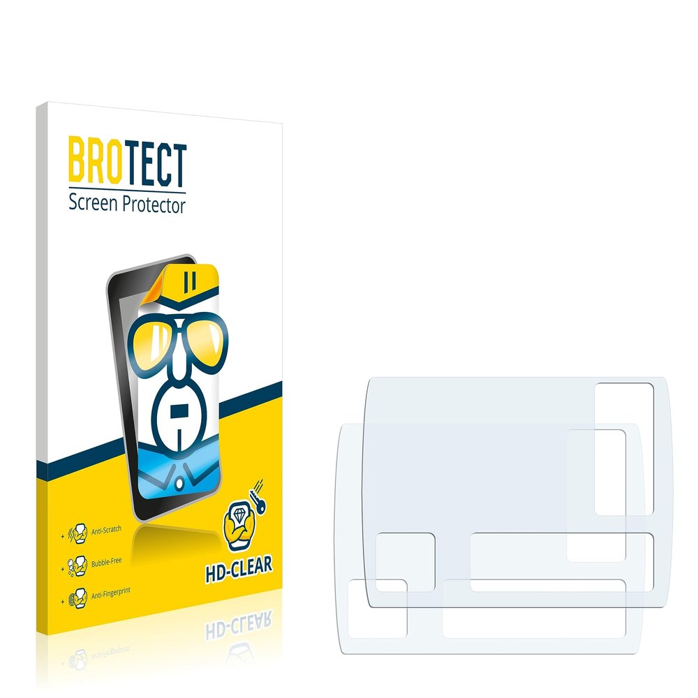 BROTECT 2-Pack Screen Protector Compatible with Cane Crono Par 4-30 - HD-Clear Protection Film