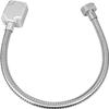 Seco-Larm SD-969-M18/S Enforcer Gate Lock Armored Door Cord, Silver; Surface-Mounted; 18" Long; Stainless-Steel; Compatible with E-942FC-600, E-942FC-1300, E-946FC-600Q, and E-946FC-1K2Q Locks view 1