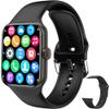Aeifond Smart Watch for Men Women Compatible Android iOS iPhone, 2.09" Touch Screen Fitness Tracker Smartwatch with Call/SMS/Sleep Monitor/Pedometer Two Sport Bands (Black) view 1