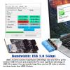CY Card Single 19/20Pin Header to USB 3.0 19/20Pin Dual Ports Female PCBA Type Adapter Splitter HUB 5Gbps view 3