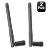 2 Pack 3dBi RP-SMA Dual Band WiFi Antenna 2.4GHz 5GHz 5.8GHz MIMO for WiFi Router Wireless Network Card USB Adapter Security IP Camera Video Surveillance Monitor view 2